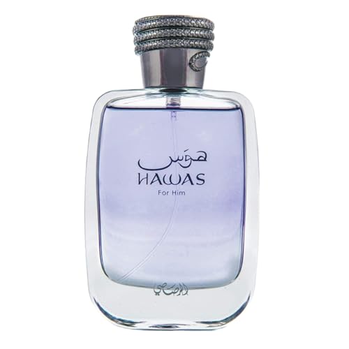 rasasi hawas for men eau de parfum spray 100ml 3.4 oz long lasting arabian perfume