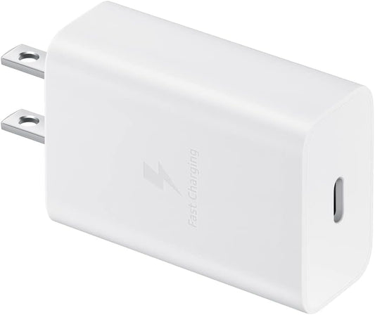 SAMSUNG 15W Wall Charger Type C (USB-C Cable Included), White
