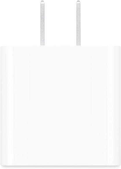 Apple 20W USB-C Compact Power Adapter: Fast and Convenient Charging, Type C Wall Charger - Rayz Mart