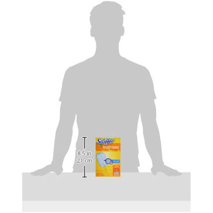 Swiffer TRAP + LOCK Duster Starter Kit, Includes 1 Handle and 5 Dusters for Allergen-Grabbing Dusting