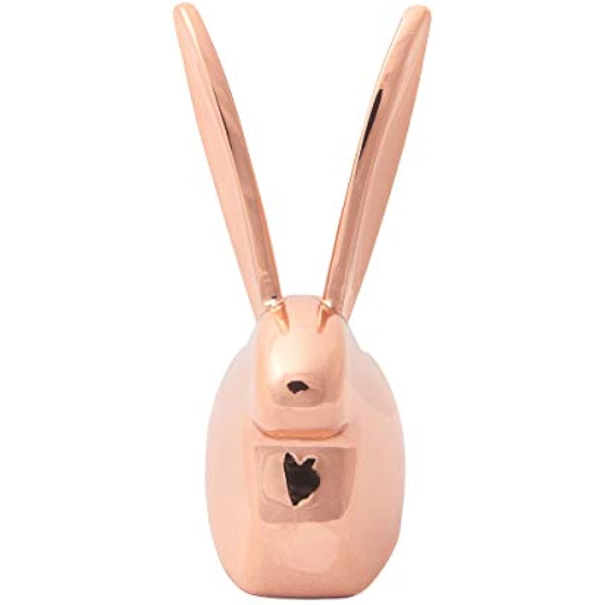 Umbra Anigram Bunny Ring Holder in Copper Finish, Small, Compact, Modern Animal Shape
