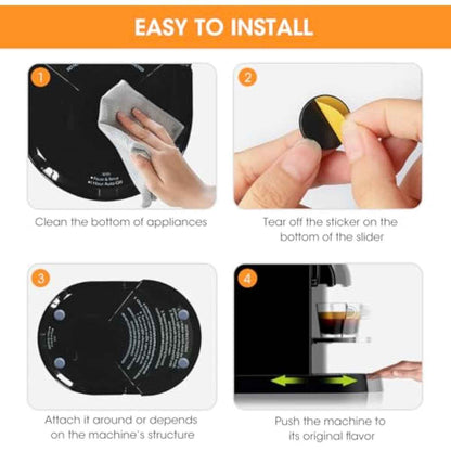 Aieve Appliance Sliders, 8 Pcs Small Appliance Slider for Countertop, Self Adhesive Home Finds Caster Wheels Rollers, Kitchen Must Have Gadgets for Stand Mixers, Coffee Makers, Air Fryers