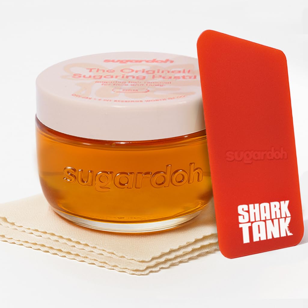 Sugardoh Sugar Waxing Kit for Women As Seen On Shark Tank (Mini Kit Firm) Face, Arms, & Legs, Sugar Wax Hair Removal- Sugaring Tiktok Viral Products- Bikini Wax Kit for Women - Sugaring Kit