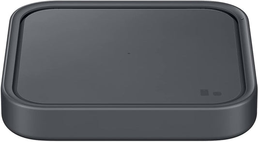 Samsung 15W Wireless Charger Single, Cordless Super Fast Charging Pad for Galaxy Phones and Devices, Compact Design, LED Indicator, USB C Cable Included, 2022, US Version, Grey