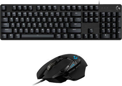 Logitech G502 Hero High Performance Wired Gaming Mouse with Hero 25K Sensor, RGB, Adjustable Weights, 11 Programmable Buttons - Black