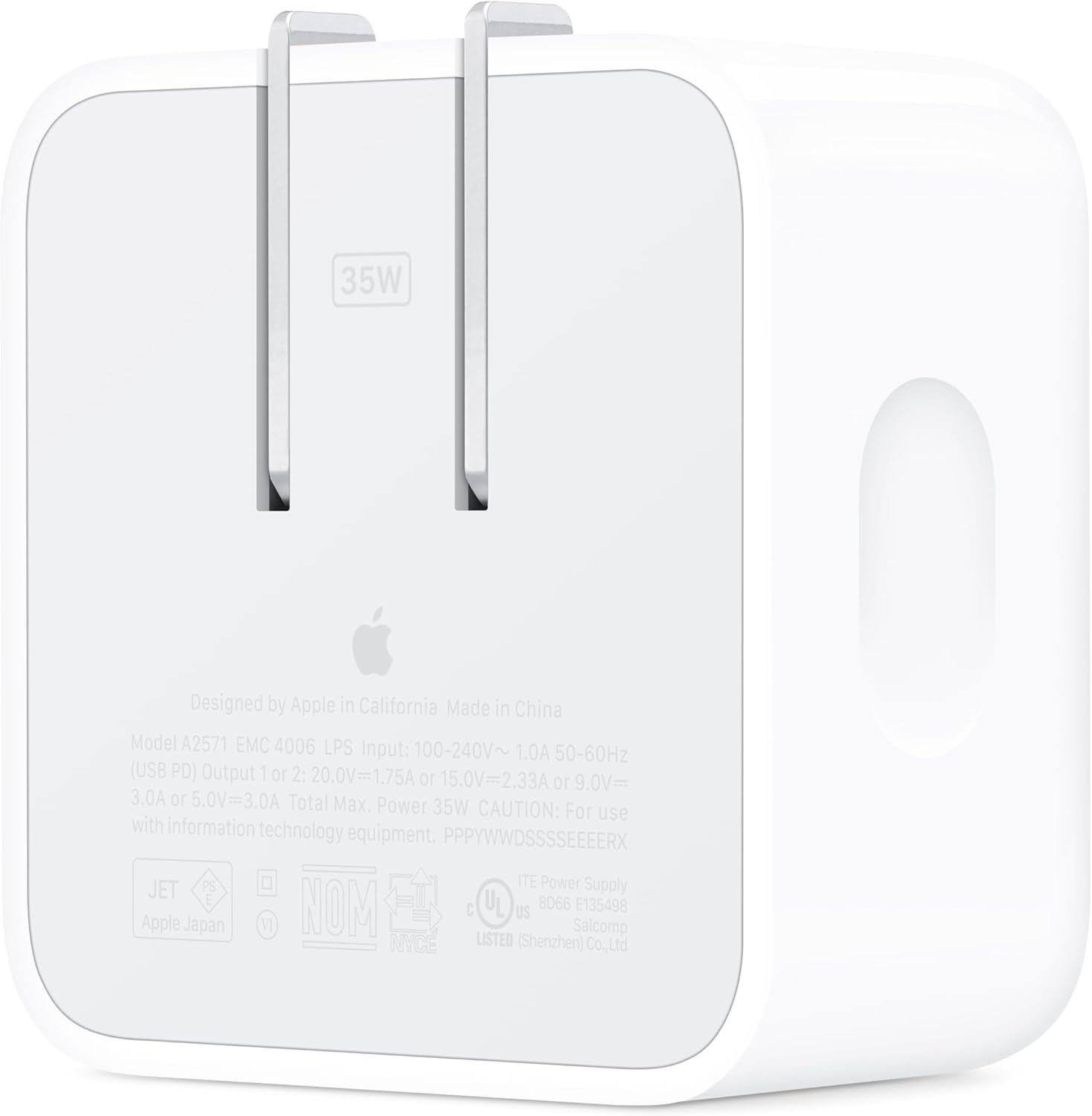 Apple 35W Dual USB-C Port Compact Power Adapter: Fast and Convenient Charging, Type C Wall Charger - Zynora