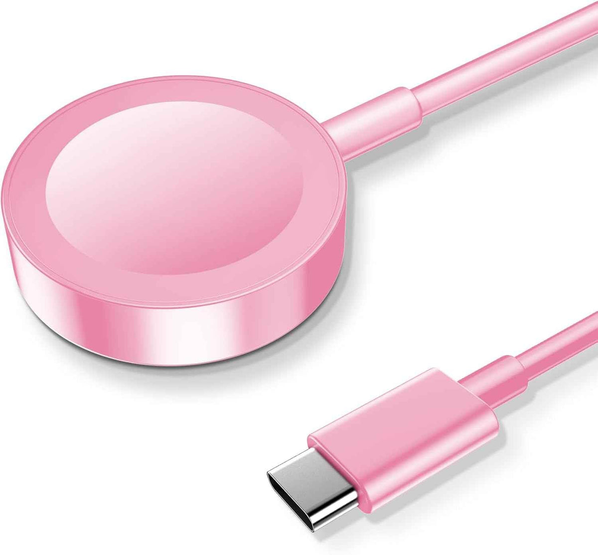𝟐𝟎𝟐𝟔 𝐔𝐩𝐠𝐫𝐚𝐝𝐞𝐝 Magnetic Charging Cable for Apple Watch Charger,[USB C Port] Wireless Charging Cable Compatible with iWatch Series Ultra/10/9/8/7/6/SE/SE2/5/4/3/2[3.3FT]-White