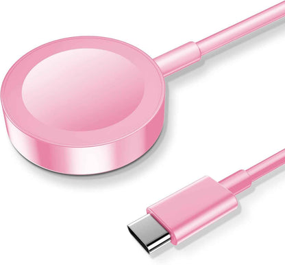 𝟐𝟎𝟐𝟔 𝐔𝐩𝐠𝐫𝐚𝐝𝐞𝐝 Magnetic Charging Cable for Apple Watch Charger,[USB C Port] Wireless Charging Cable Compatible with iWatch Series Ultra/10/9/8/7/6/SE/SE2/5/4/3/2[3.3FT]-White