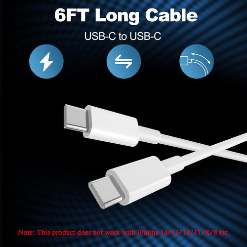 iPhone 17 16 15 Charger Fast Charging,20W Apple iPad USB C Fast Charger,2Pack 6ft USB C Wall Charger Block for iPhone 17/Pro/Pro Max/17 Air/ 16/16 Pro/16 Pro Max/15/Plus/Pro/Pro Max, iPad Pro/Mini - Zynora