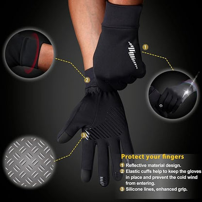 SIMARI Winter Gloves Women Men Ski Snow Gloves Liner Thermal Warm Touch Screen, Suit for Running, Cycling, Biking, Hiking, Driving, Walking, Typing, Freezer Work, Sports, Soccer, Shooting, Gaming 102