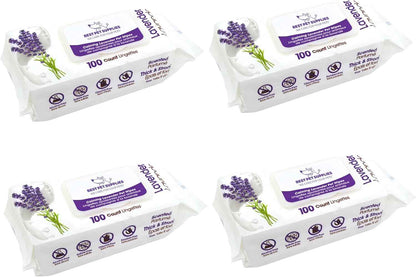 Best Pet Supplies Pet Wipes for Dogs - Dog Wipes Cleaning Deodorizing, for Coats, Ears, Paws - Hydrating, Aloe Vera