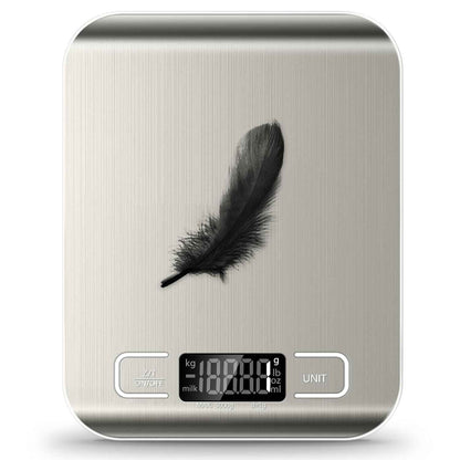 Accurate 11-lb Food Scale with Tare, LCD Display & 6 Units for Baking, Cooking & Meal Prep