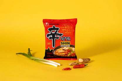 nongshim gourmet instant ramen spicy shin family pack 20 count 4.23 oz
