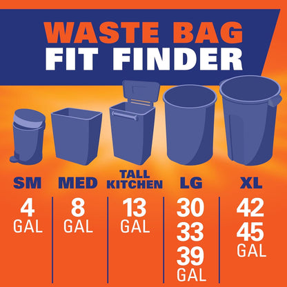 Hefty Ultra Strong 30 Gallon Trash Bags, Large Trash Bags 30 Gallon Size, Multipurpose, Break Resistant Drawstring Closure, Resists Leaks, Punctures, and Tears, Black, Fabuloso Scent, 50 Bags