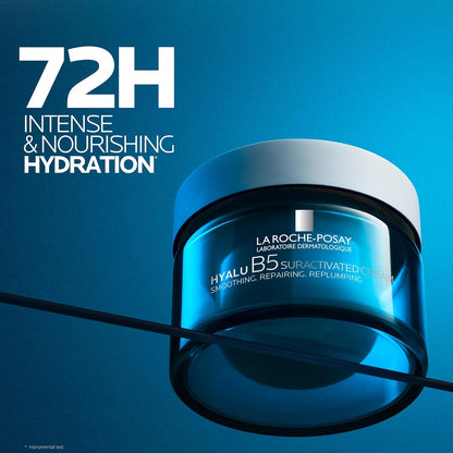 La Roche-Posay Hyalu B5 Suractivated Anti-Aging Face & Neck Cream, Firming Face Moisturizer With 3 Types of Hyaluronic Acid for All Skin Types, 72hr Hydration + Anti-Wrinkle, Fragrance Free, 1.7fl oz