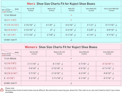 Kuject X-Large Shoe Storage Boxes Organizers Clear Plastic Stackable 12 Pack, Shoe Rack & Holder Substitute, Sneaker Containers, Toy Storage Organizer Bins for Entryway, Closet, Under Bed, Black