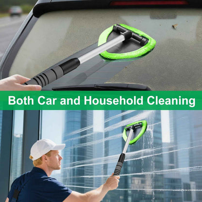 xin dell windshield cleaner tool extendable handle microfiber pads car home window cleaning
