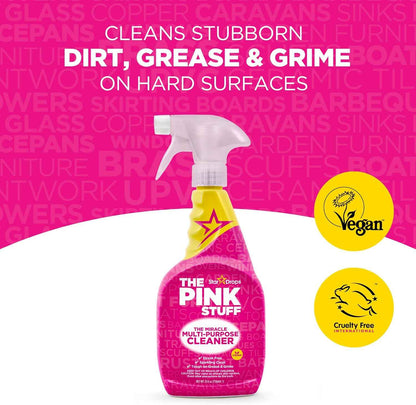 Stardrops pink stuff ultimate cleaning pack with miracle paste, multi-purpose spray, and bathroom foam for kitchens and bathrooms