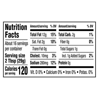 Kraft Classic Ranch Dressing 16 fl oz bottle with improved herb and ranch flavor