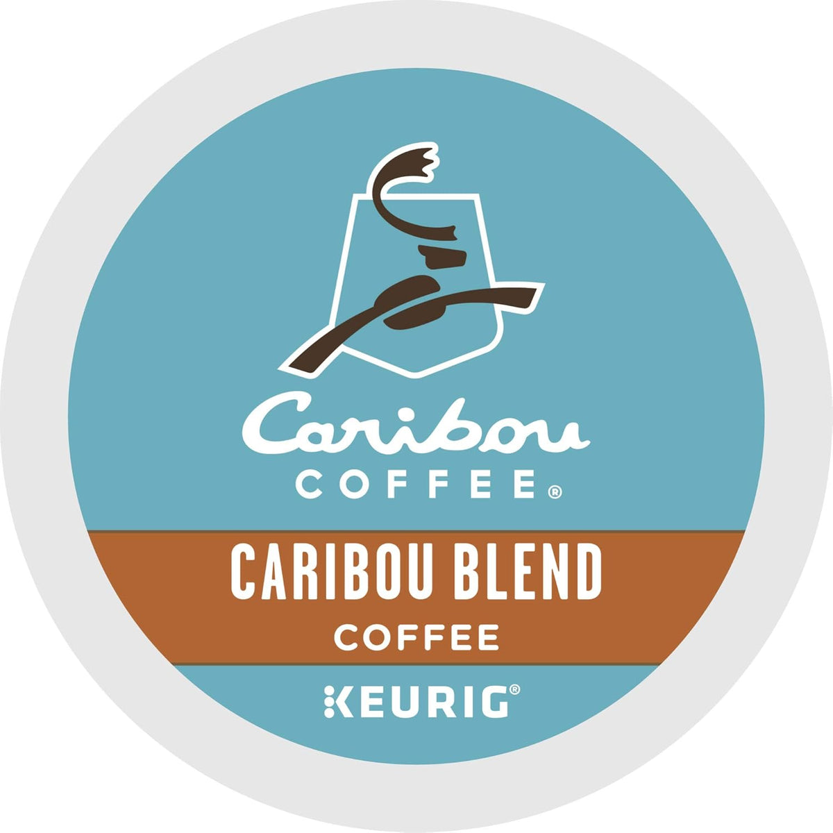 Caribou Coffee Caribou Blend Keurig Single-Serve K-Cup Pod, Medium Roast, 72 Count