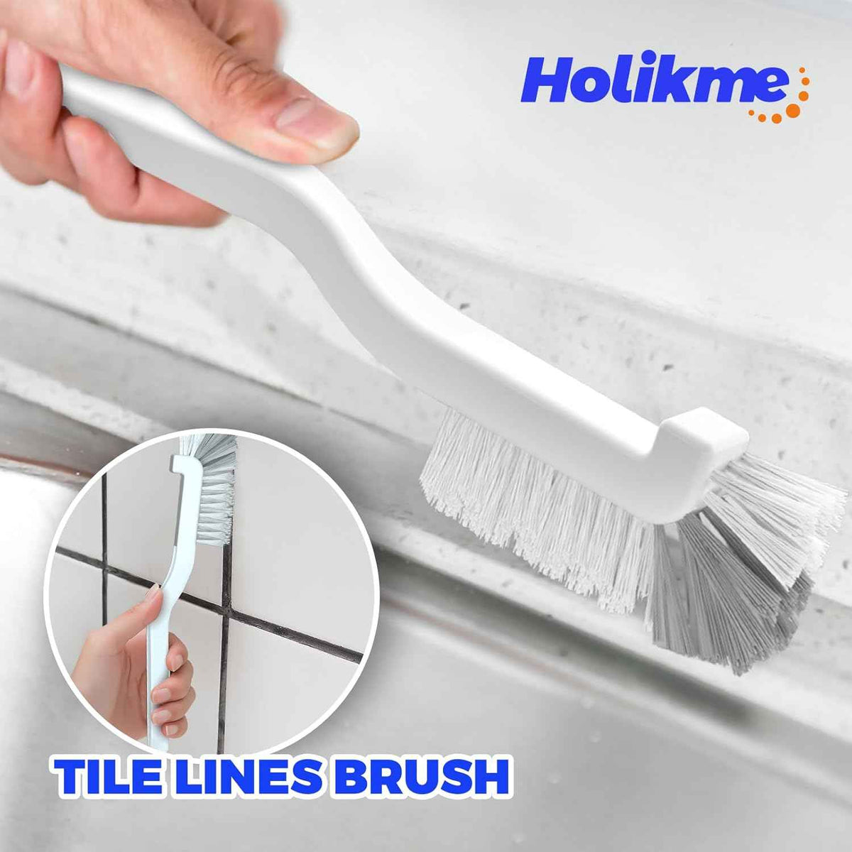 Holikme 6Pack Kitchen Cleaning Brush, Green