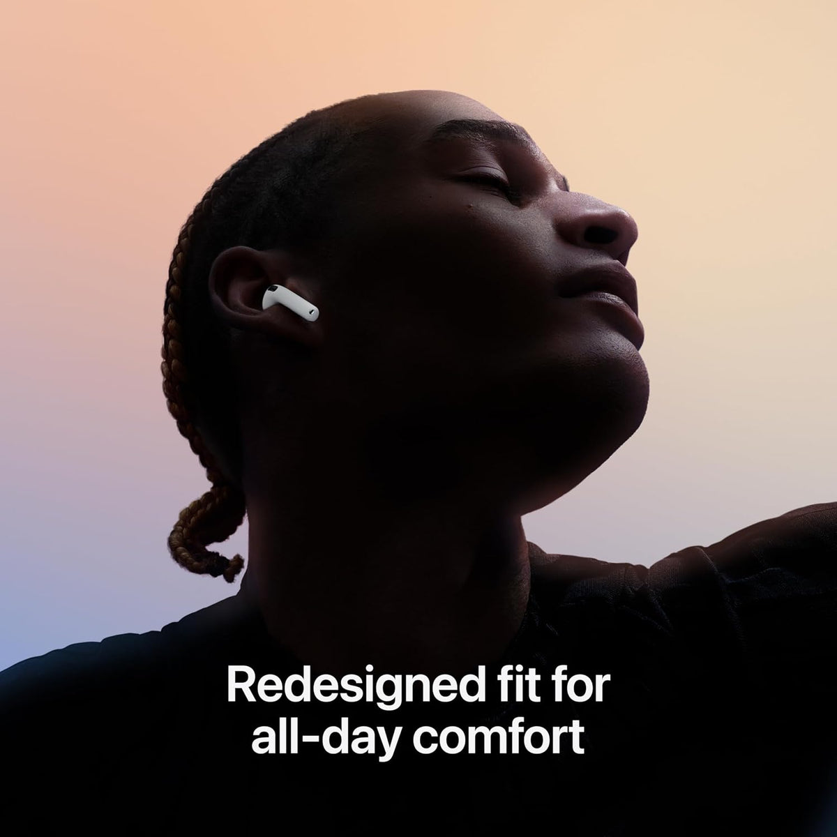 Apple AirPods 4 Wireless Earbuds, Bluetooth Headphones, with Active Noise Cancellation, Adaptive, Transparency Mode, Personalized Spatial Audio, USB-C Charging Case, Wireless Charging, H2 Chip