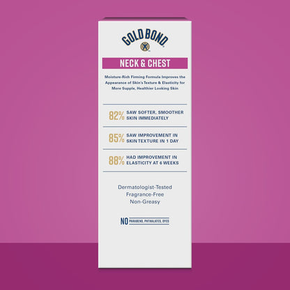 Gold Bond age renew neck & chest firming cream, 2 oz, clinically tested skin firming cream for aging skin