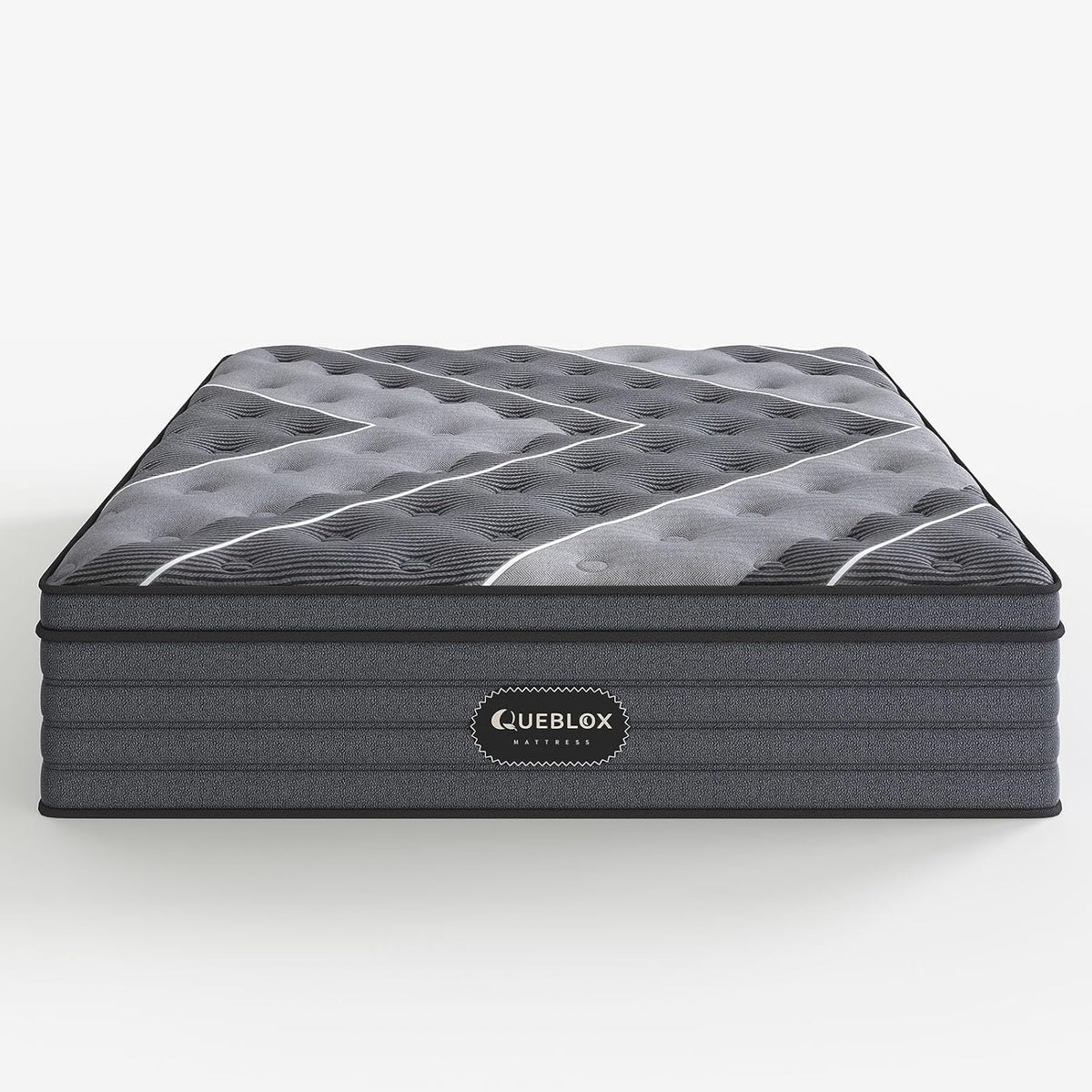 Queen Mattress, 12 Inch Hybrid Mattress in a Box, Medium Firm,Memory Foam and Individual Pocket Springs for Pressure Relief, CertiPUR-US Certified