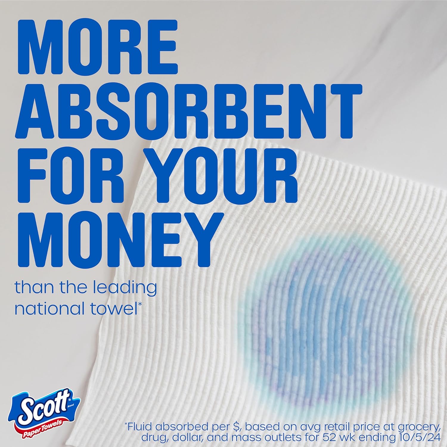 Scott Paper Towels, Choose-A-Sheet, 6 Double Rolls = 12 Regular Rolls (108 Sheets Per Roll) - Zynora