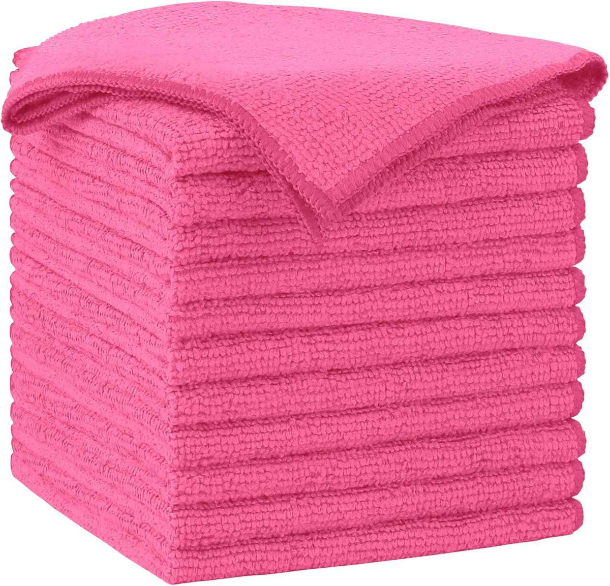 AIDEA Microfiber Cleaning Cloth-50PK, Soft Microfiber Towels for Cars, Absorbent Cleaning Rags, Lint-Free Streak-Free Wash Cloths for House, Kitchen, Window(12in.x12in)