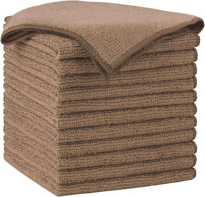 AIDEA Microfiber Cleaning Cloth-50PK, Soft Microfiber Towels for Cars, Absorbent Cleaning Rags, Lint-Free Streak-Free Wash Cloths for House, Kitchen, Window(12in.x12in)