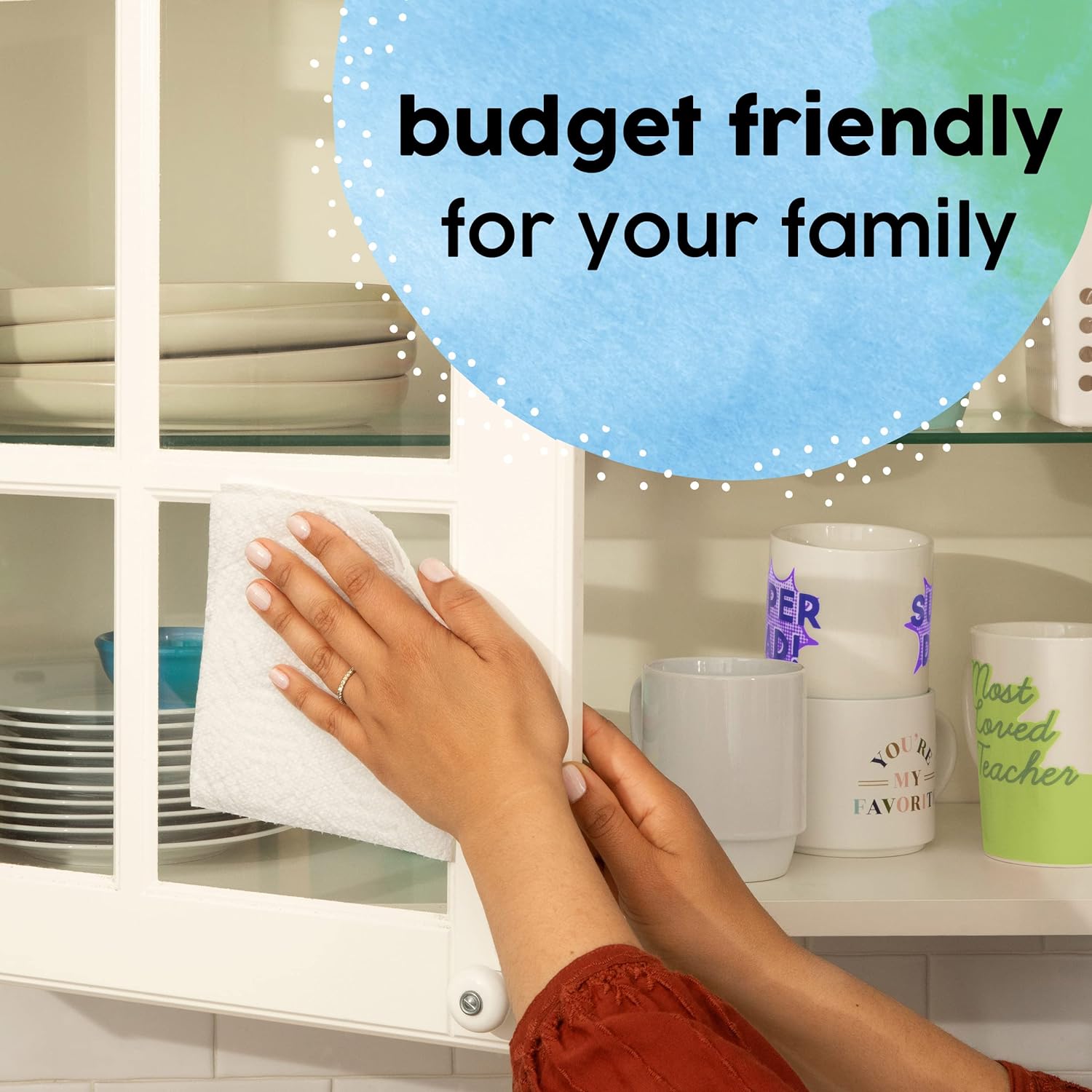 Bounty Essentials Select-A-Size Paper Towels, White, 2 Triple Rolls = 6 Regular Rolls - Zynora