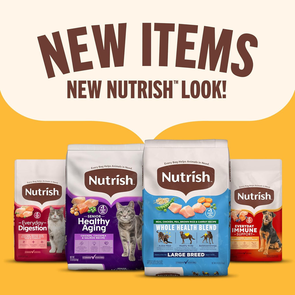 Rachael Ray Nutrish Dry Dog Food Real Chicken & Veggies Recipe Whole Health Blend, 40 lbs for Adult Dogs