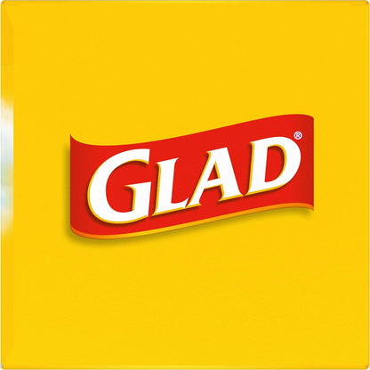 Glad Small Trash Bags 4 Gallon, Febreze Fresh Clean Garbage Bags, Odor Resistant with Quick Tie, 26 Count - Rayz Mart