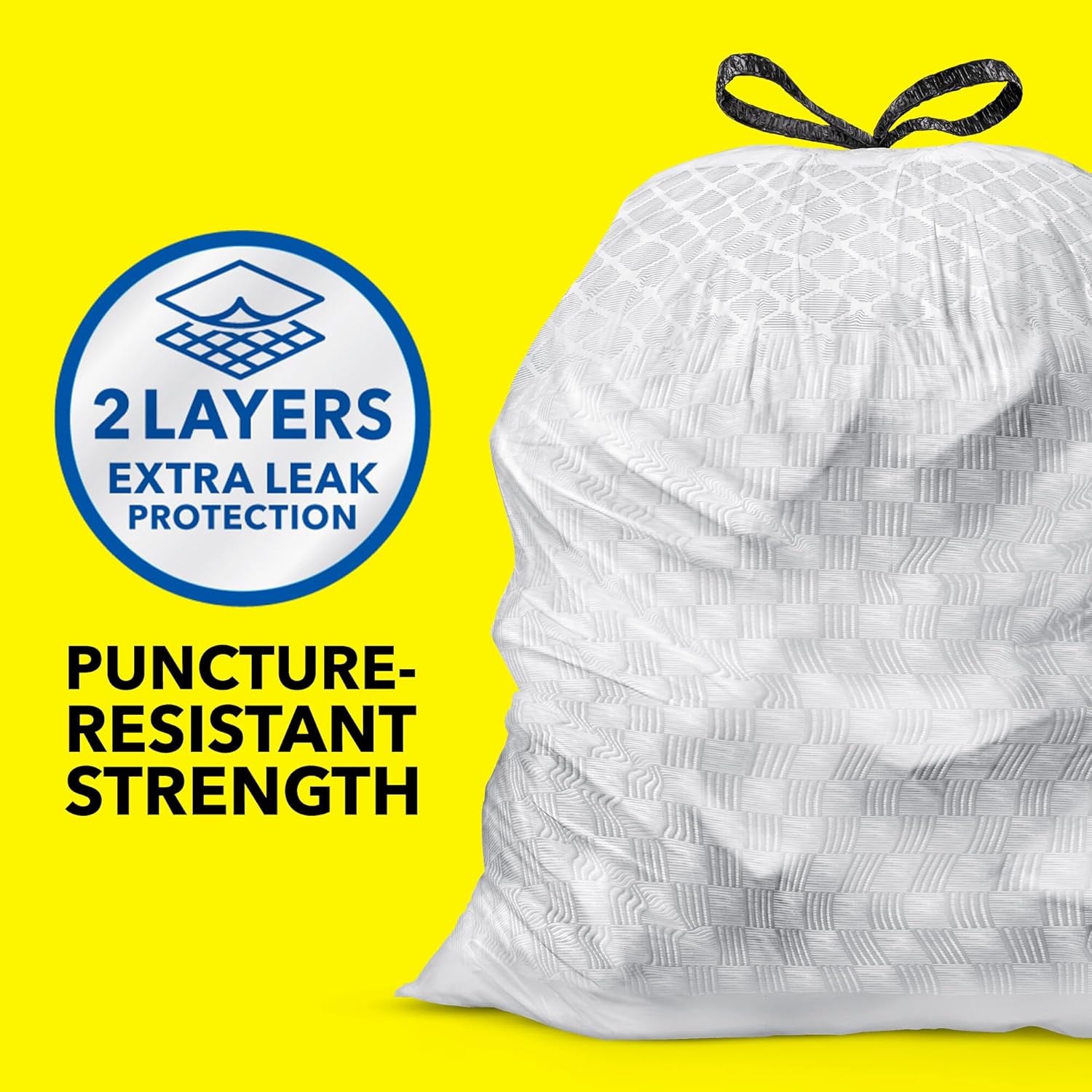 Glad ForceFlex Tall Kitchen Trash Bags, 13 Gallon, Gain Fresh Clean, 40 Count (Package May Vary) - Zynora