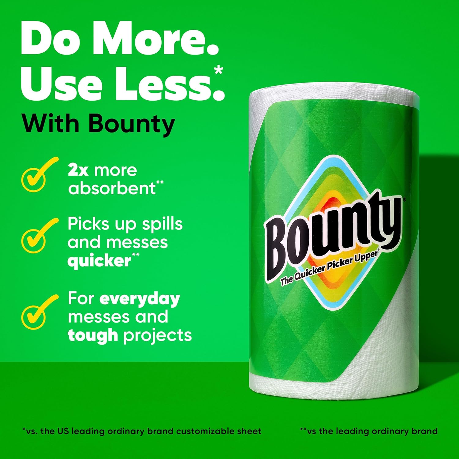 Bounty Select-A-Size Paper Towels, White, 8 Triple Rolls = 24 Regular Rolls - Zynora