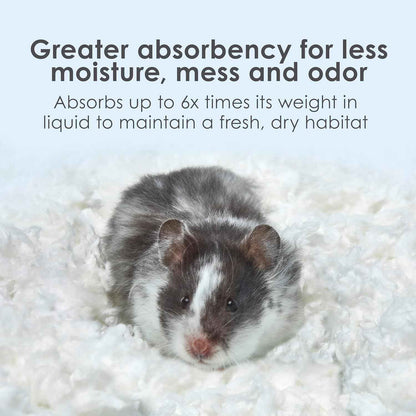 Kaytee Clean & Cozy White Paper Bedding, Made for Small Animals, 49.2 Liters