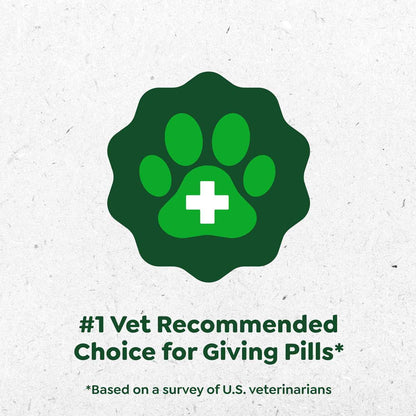 Greenies Pill Pockets for Dogs Large Size, Soft Dog Treats, Chicken Flavor, 15.8 oz. Pouch (60 Treats)