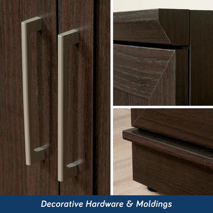 Sauder HomePlus Storage Cabinet/ Pantry cabinets, Dakota Oak finish