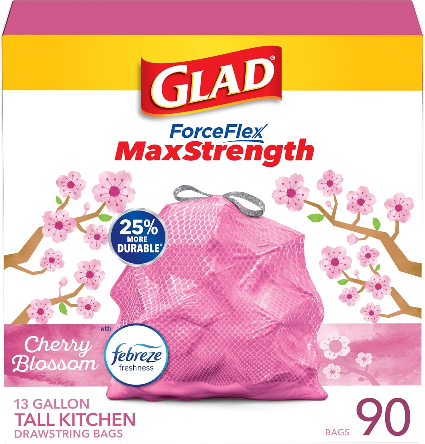 Glad Tall Kitchen Trash Bags 13 Gallon - Zynora