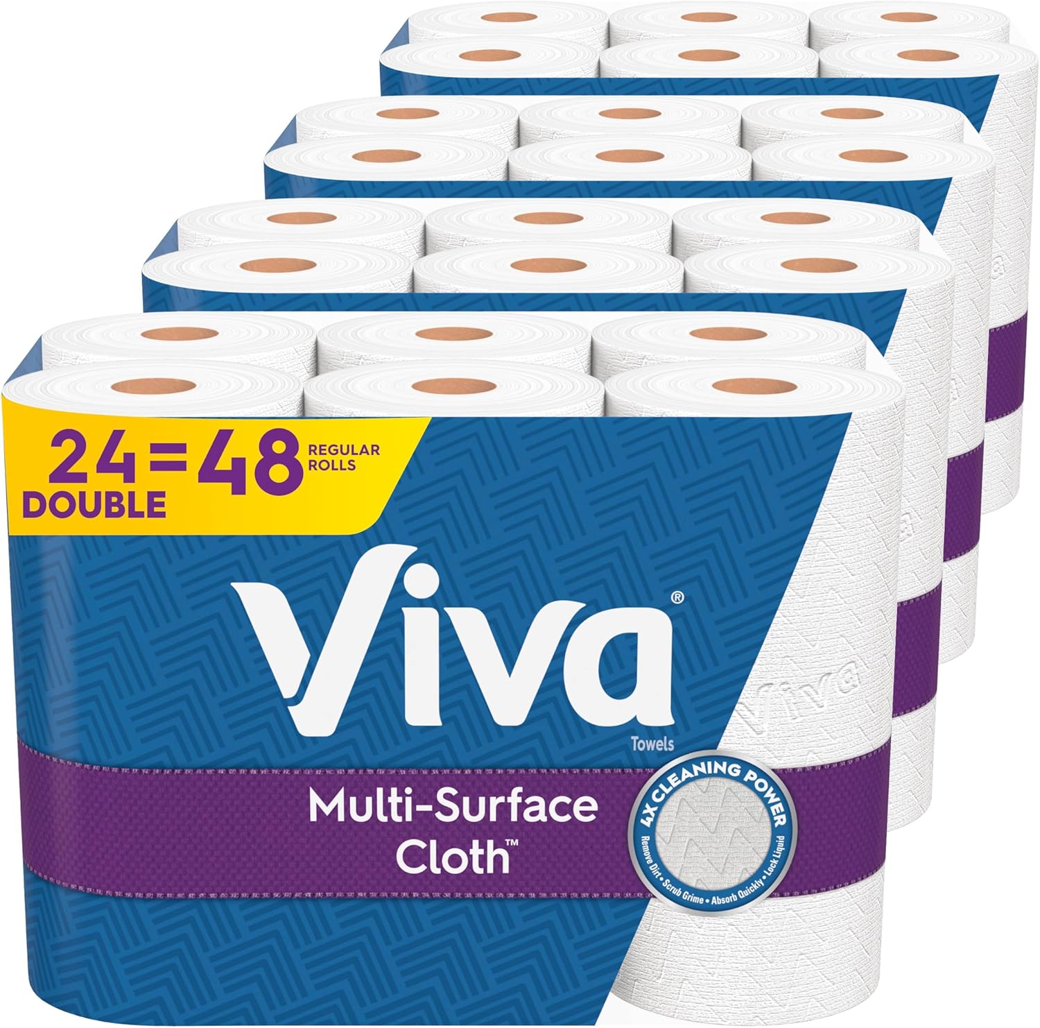 viva multi surface cloth paper towels 24 double rolls 110 sheet per roll multi surface cleaning towels - Zynora